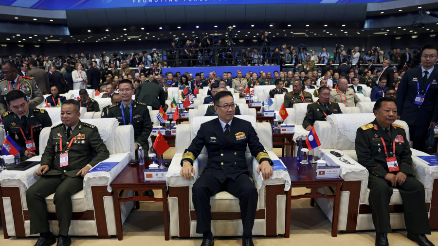 Chinese Defence Minister Dong Jun and other military leaders attend Beijing Xiangshan Forum in Beijing, China September 13, 2024. REUTERS/Florence Lo